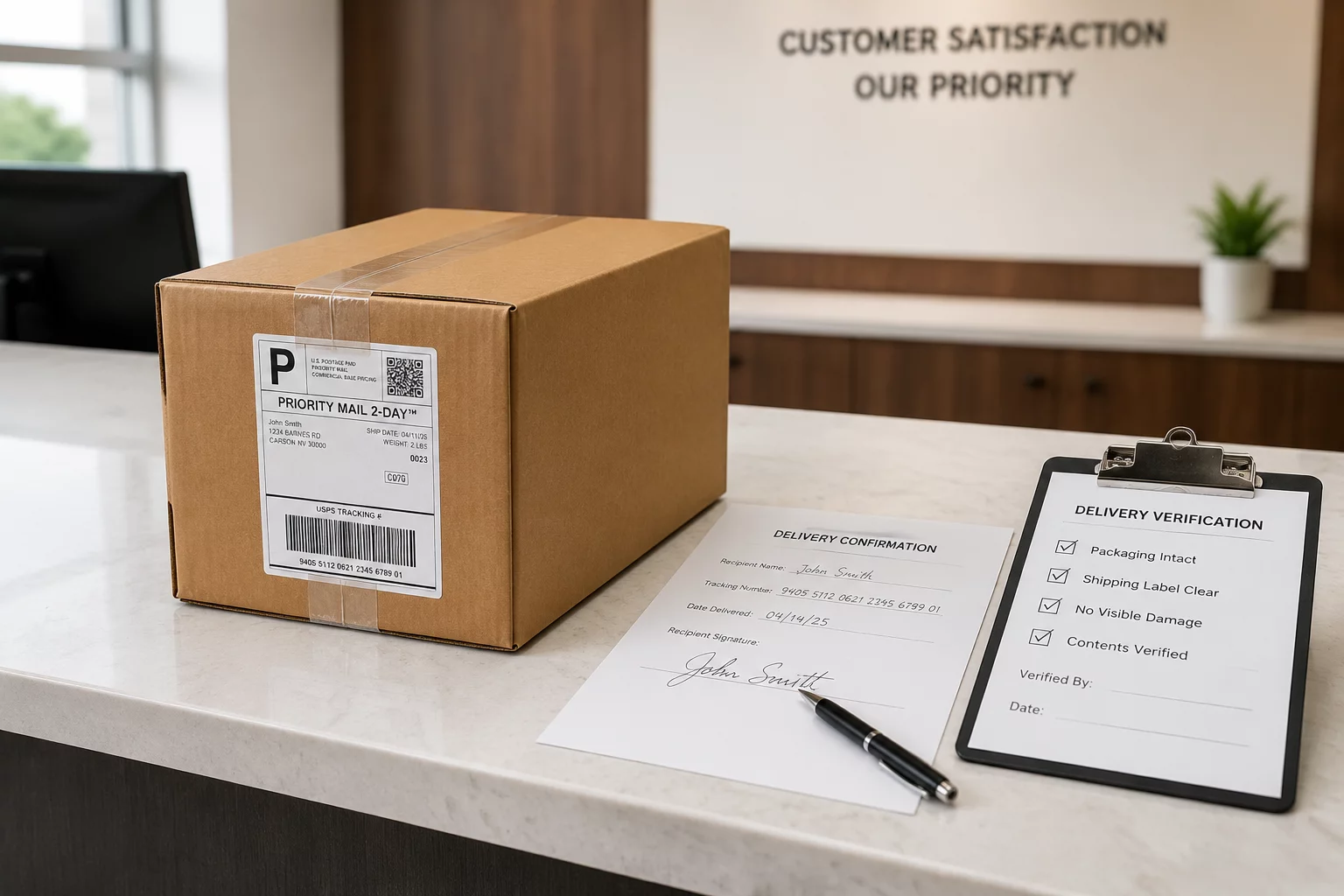 Follow-Up Questions After Delivery confirmation assessment